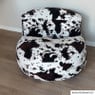 Sofa the cow - koeienprint - ø95x65 cm