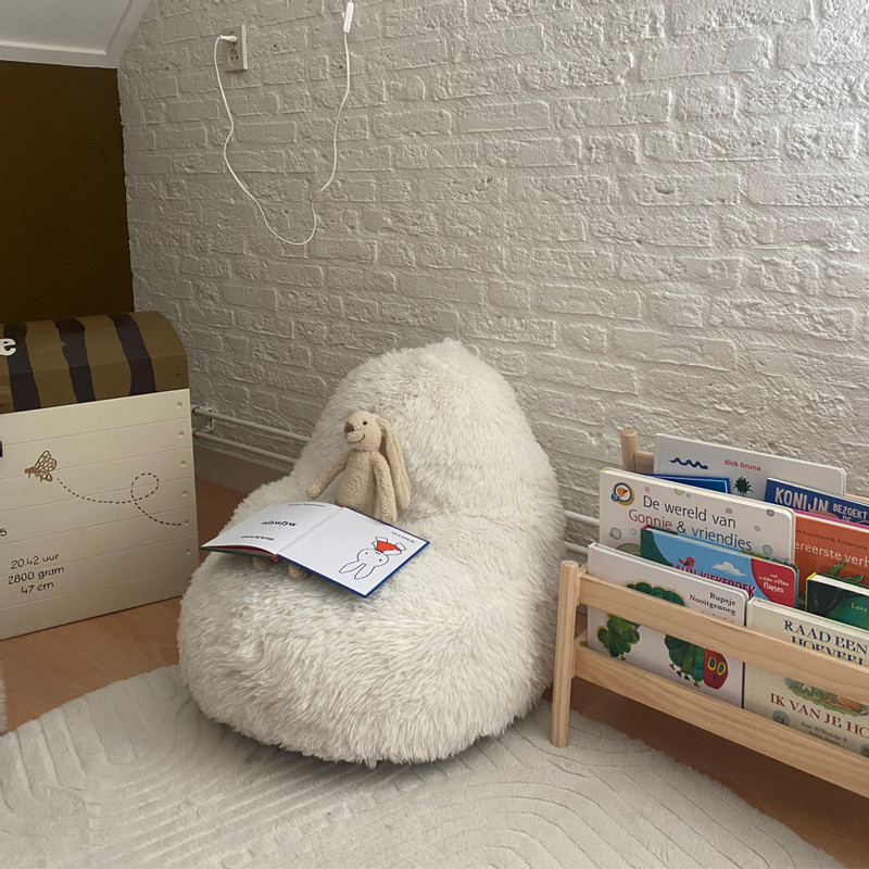 Sofa the bear voor kids - beige - 50x55x60 cm