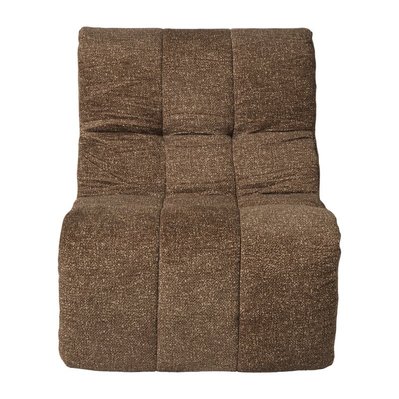 Fauteuil chenille - bruin - 87x72x66 cm