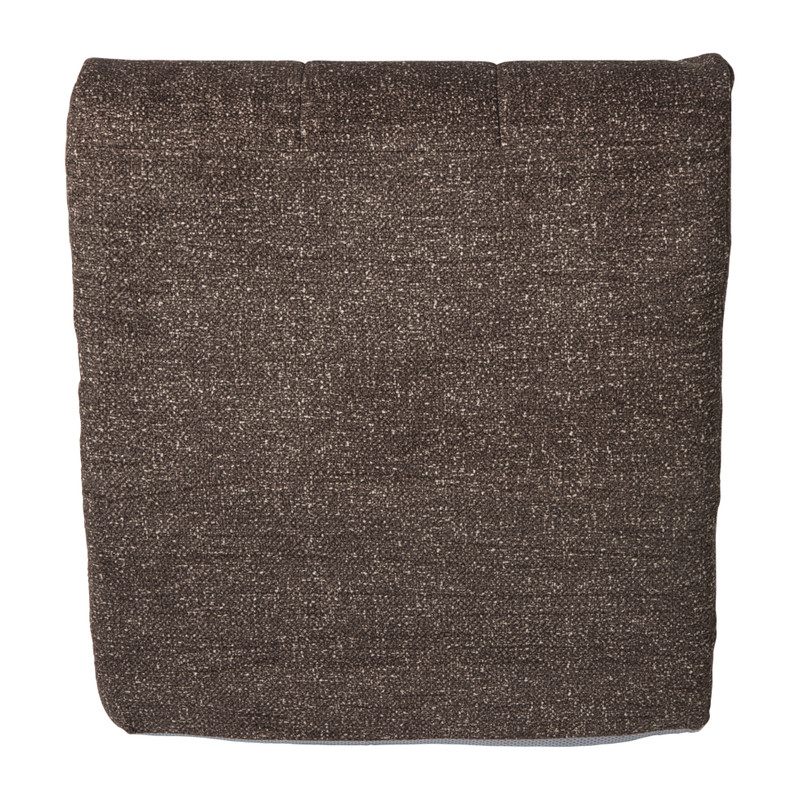 Fauteuil chenille - donkerbruin - 87x72x66 cm