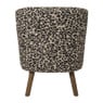 Fauteuil luipaard - bruin - 69x66x56 cm