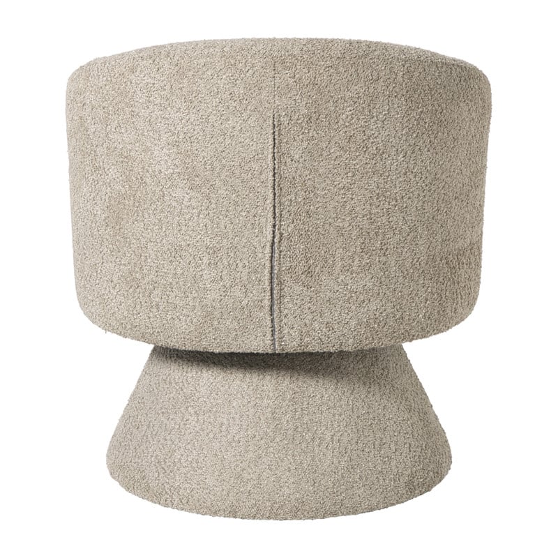 Draaifauteuil - taupe - 74x68x66 cm