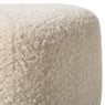Poef vilt - beige - 40x40x40 cm