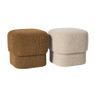 Poef vilt - beige - 40x40x40 cm