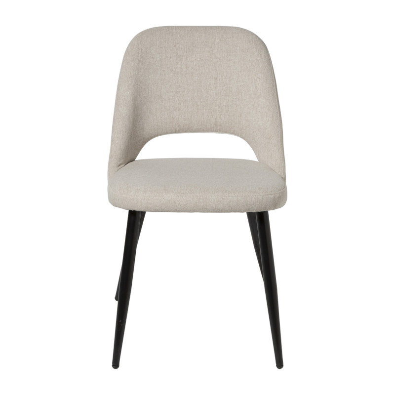 Eetkamerstoel Leonardo - beige - 82.5x61.5x48.5 cm