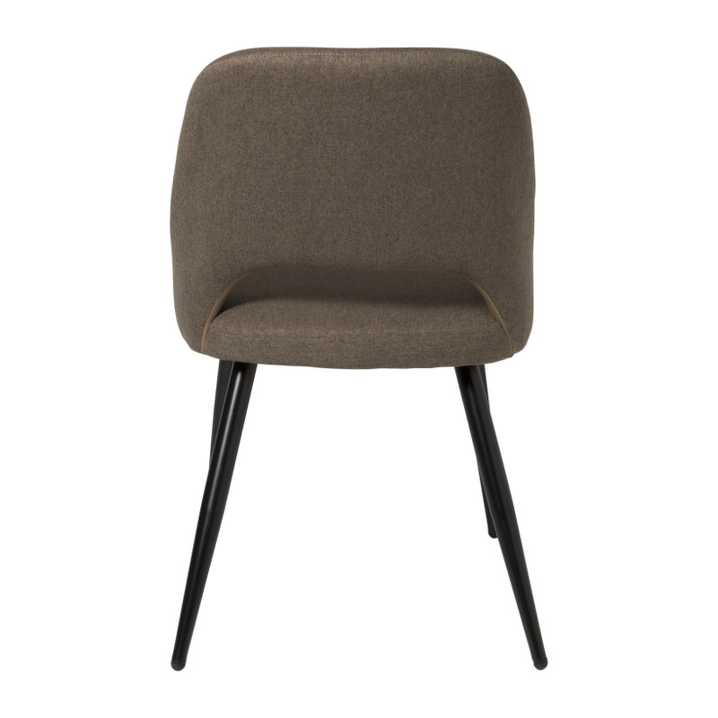 Eetkamerstoel Leonardo - bruin - 82.5x61.5x48.5 cm