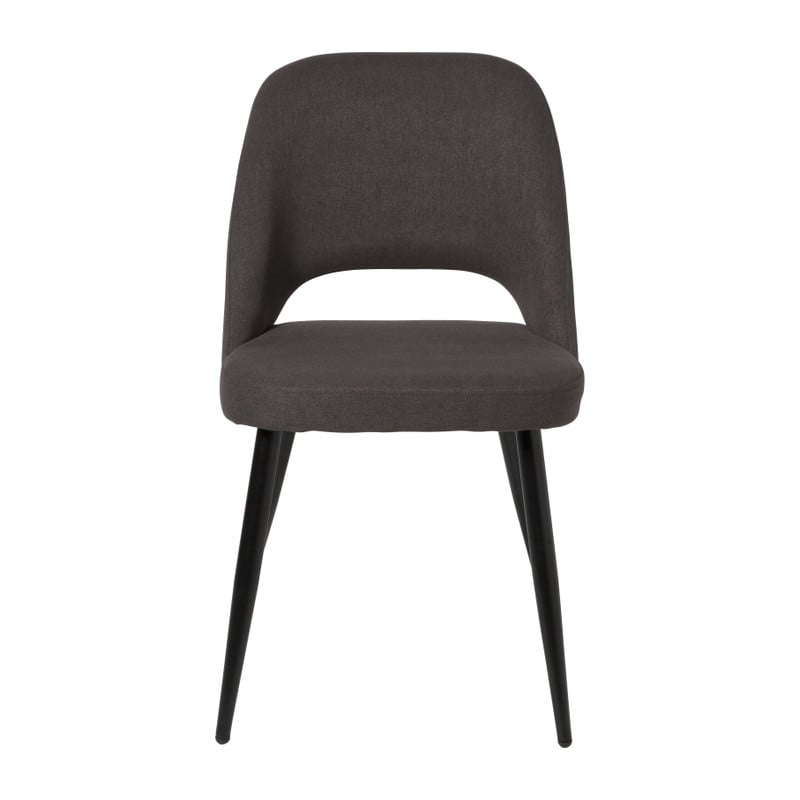 Eetkamerstoel Leonardo - grijs - 82.5x61.5x48.5 cm