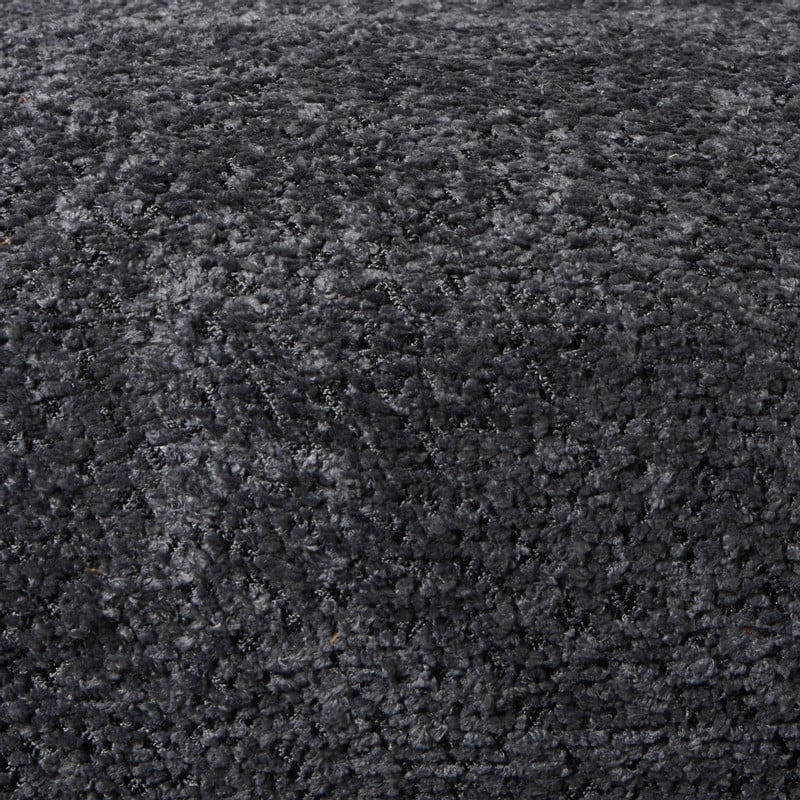 Draaifauteuil bouclé - zwart - 74x68x66 cm