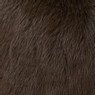 Draaifauteuil fluffy - bruin - 74x68x66 cm