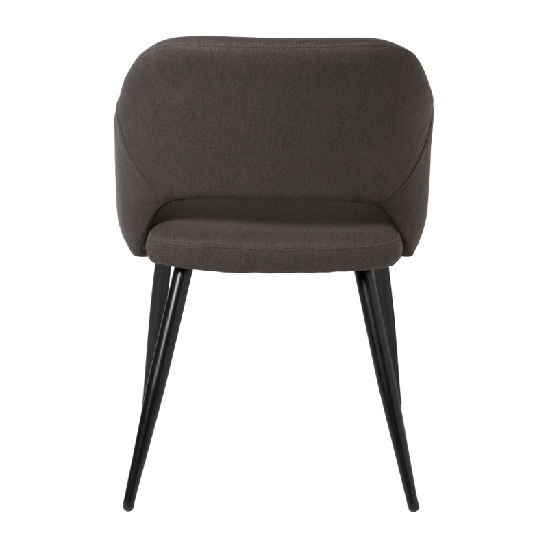 Eetkamerstoel Leonardo met armleuning  - grijs - 81x62.5x56 cm