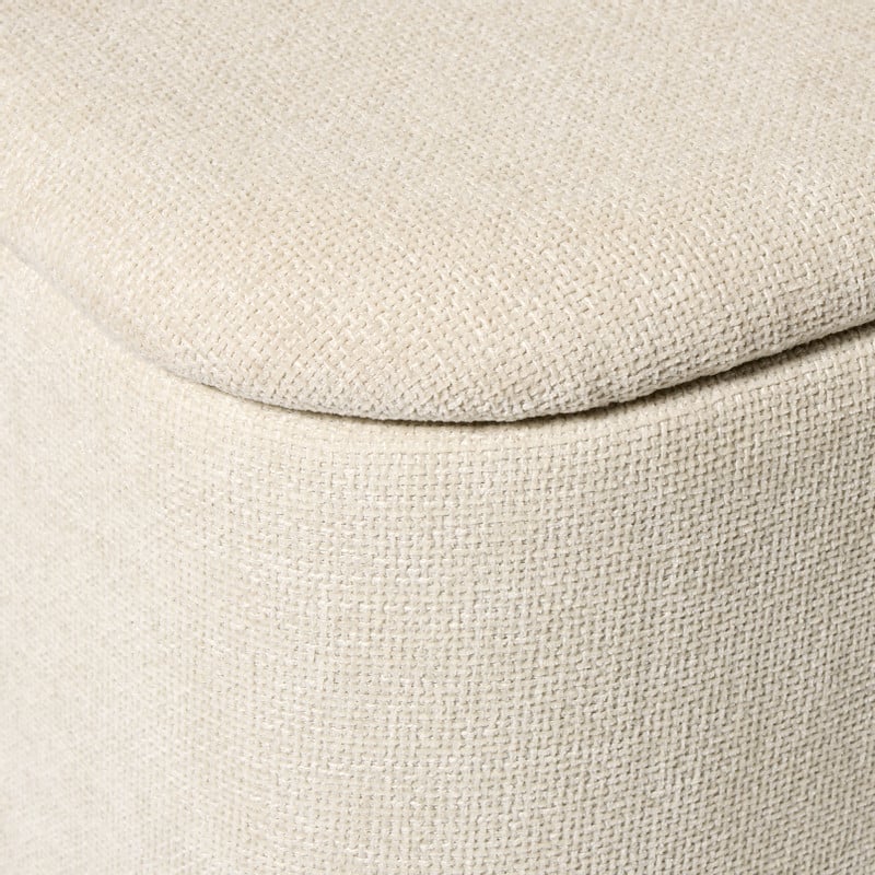 Opbergbank Debby - wit - 39x72x35 cm