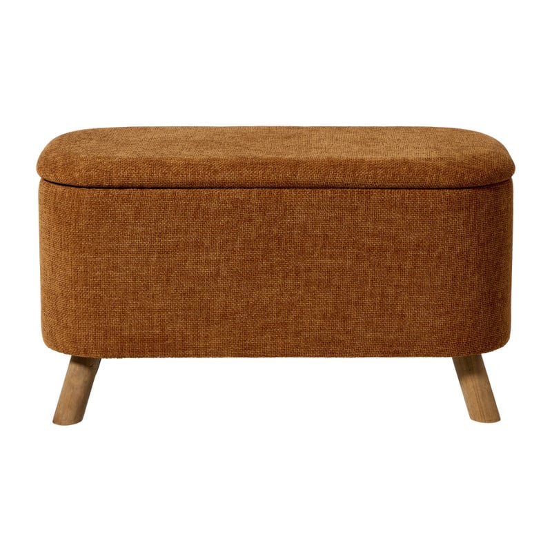 Opbergbank Debby - bruin - 39x72x35 cm