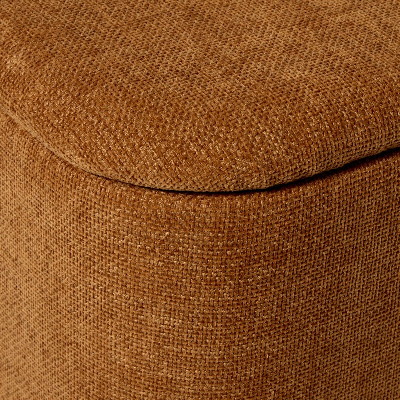 Opbergbank Debby - bruin - 39x72x35 cm