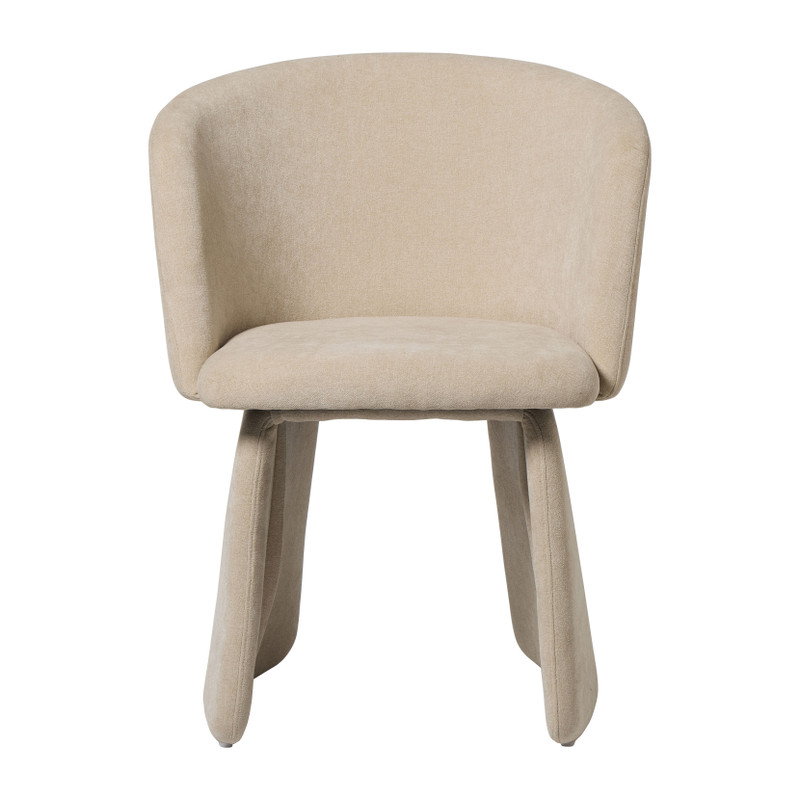 Eetkamerstoel Noor - beige - 80x61x58.5 cm