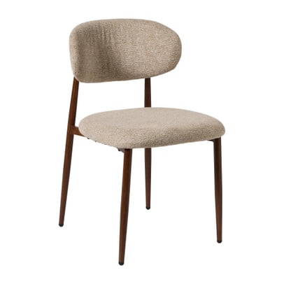 Eetkamerstoel Nova - taupe - 78x57.5x49.5 cm