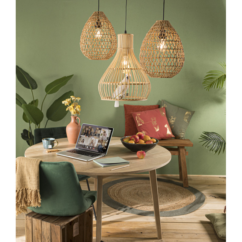 Eetkamertafel Olivia rond - naturel - 115x77 cm