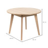 Salontafel Olivia - naturel - 60x45 cm