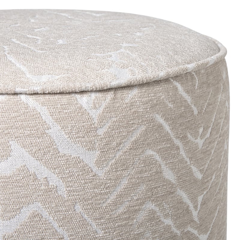 Poef animal - beige - ø35x38 cm