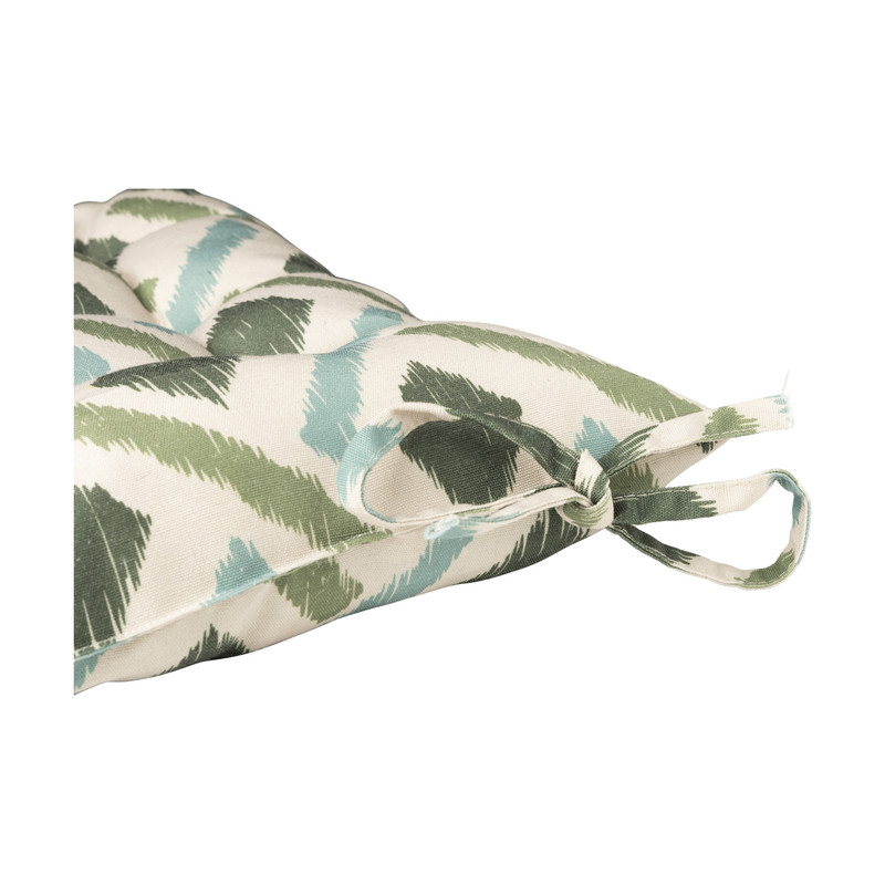 Zitkussen ruit - groen/blauw - 40x40 cm