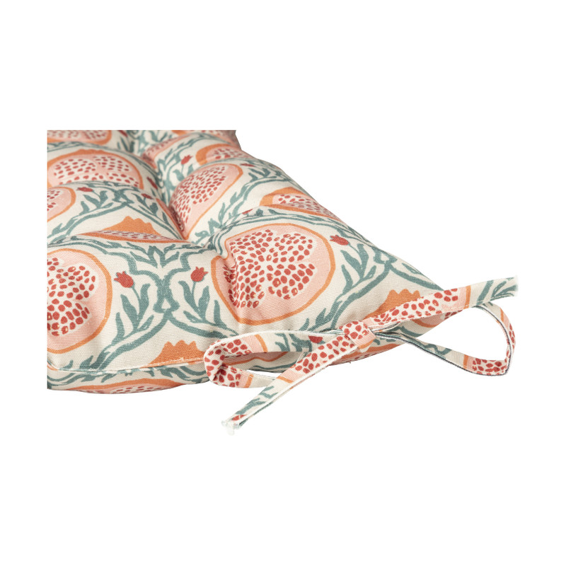 Zitkussen fruit - oranje/groen - 40x40 cm