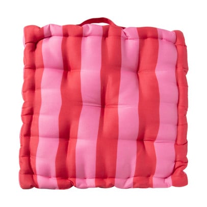 Zitkussen rood/roze - 40x40x8 cm