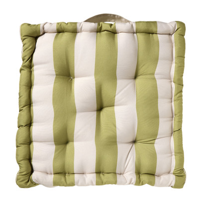 Matraskussen - groen/beige - 8x40x40 cm