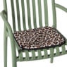 Tuinstoel kussen - luipaardprint - 38x41 cm
