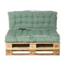 Palletkussens  luxe - groen - set van 2