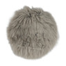 Bont kleedje - grijs - ⌀ 32 cm
