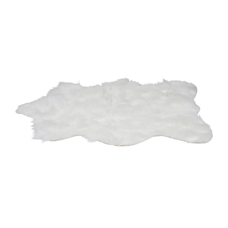 Bontkleedje - wit - 60x90 cm