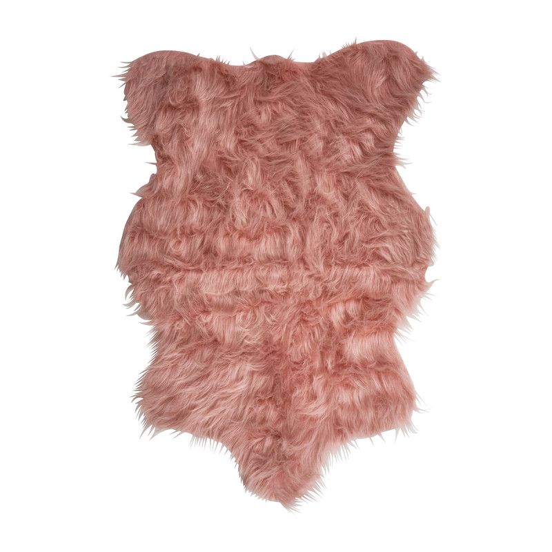 Bontkleedje - roze - 60x90 cm