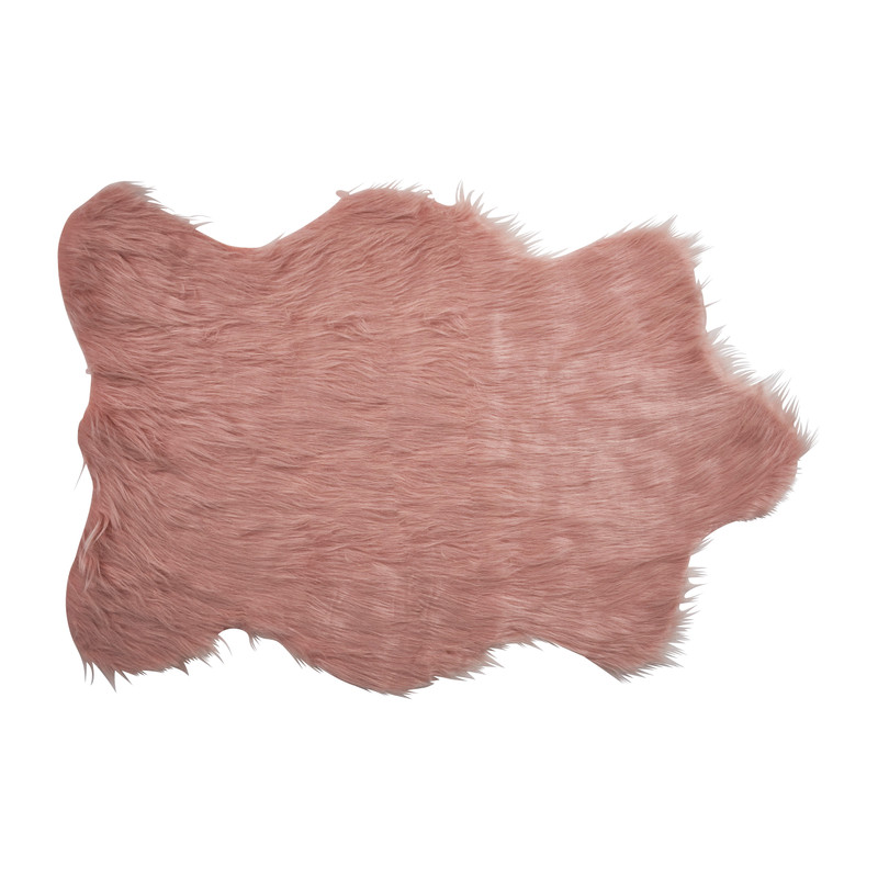 Bontkleedje - roze - 60x90 cm