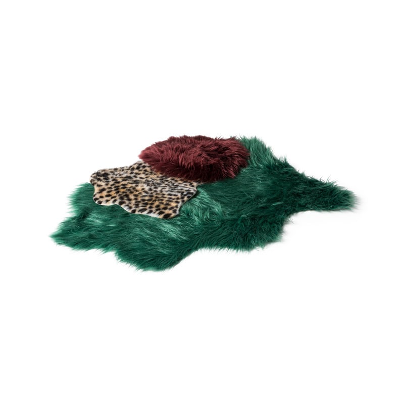 Bontkleedje - groen - 60x90 cm