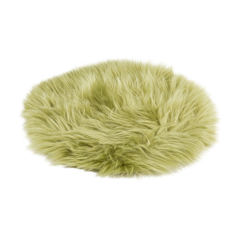 Bontkleedje rond - groen - ø32 cm