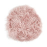 Bontkleedje rond - roze - ø32 cm