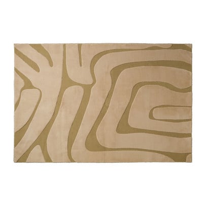 Vloerkleed Sherpa - beige/bruin - 120x180 cm