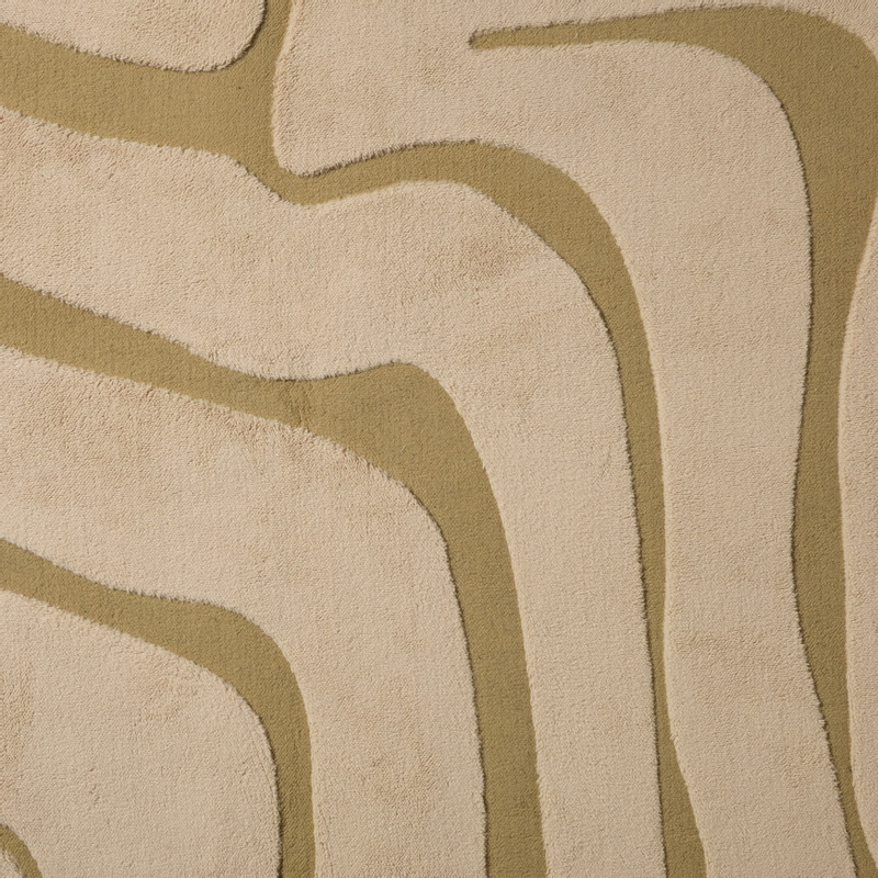 Vloerkleed Sherpa - beige/bruin - 160x230 cm