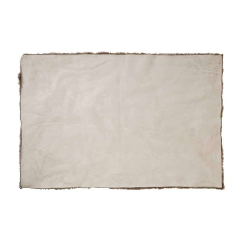 Vloerkleed hoogpolig - bruin - 120x180 cm