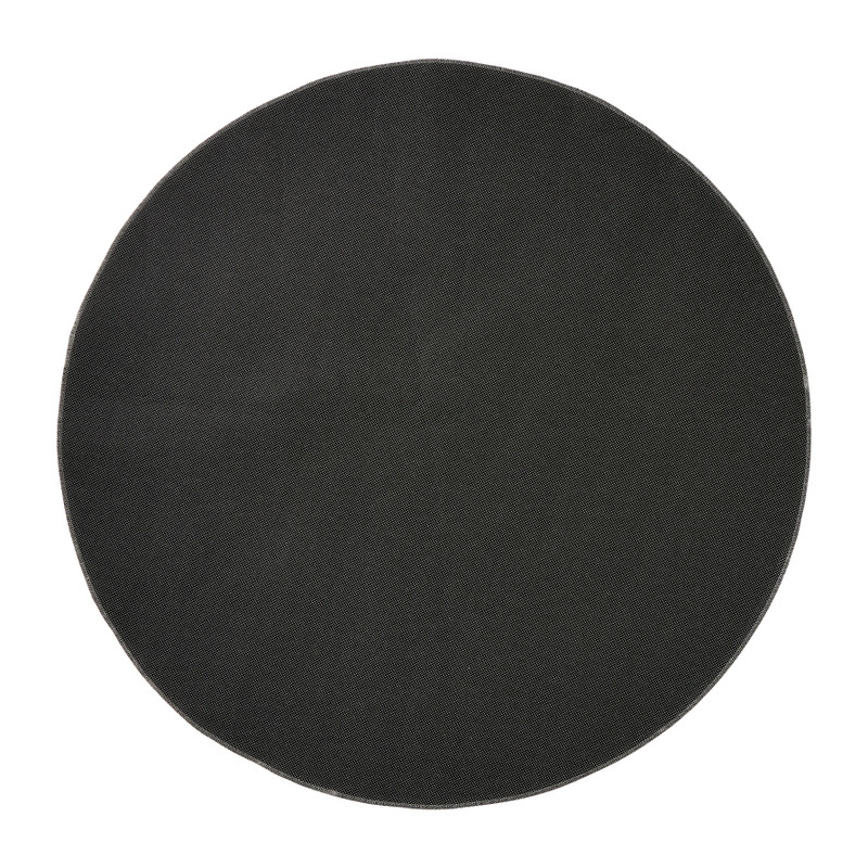 Vloerkleed fake fur - wit - ø120 cm