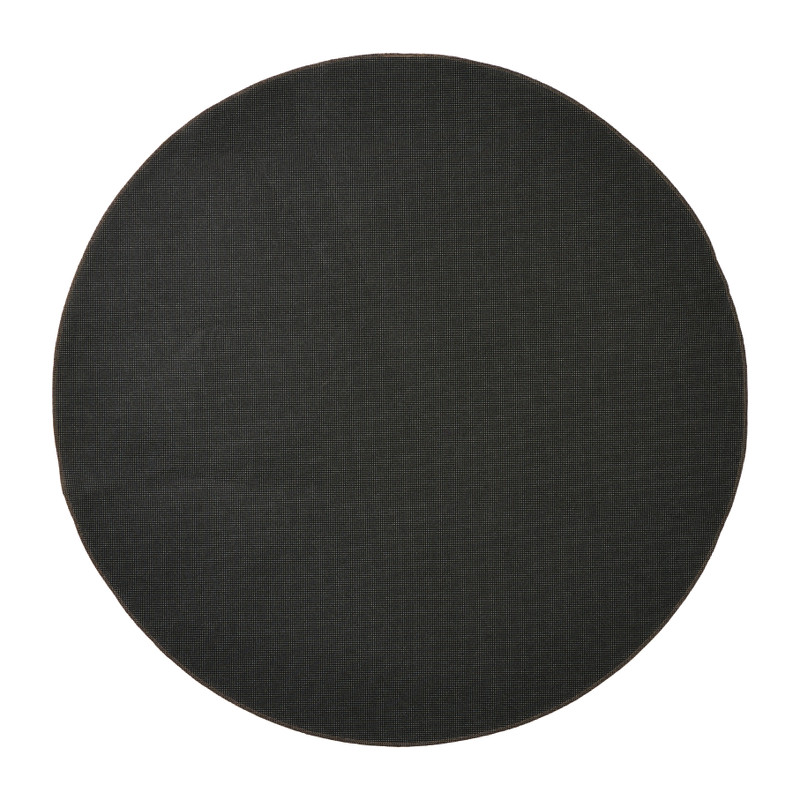 Vloerkleed fake fur - bruin - ø120 cm