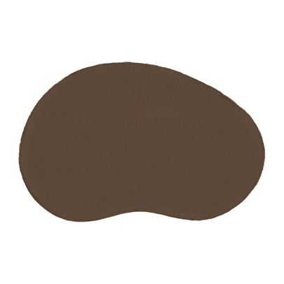 Vloerkleed organisch middel - bruin - 120x185 cm