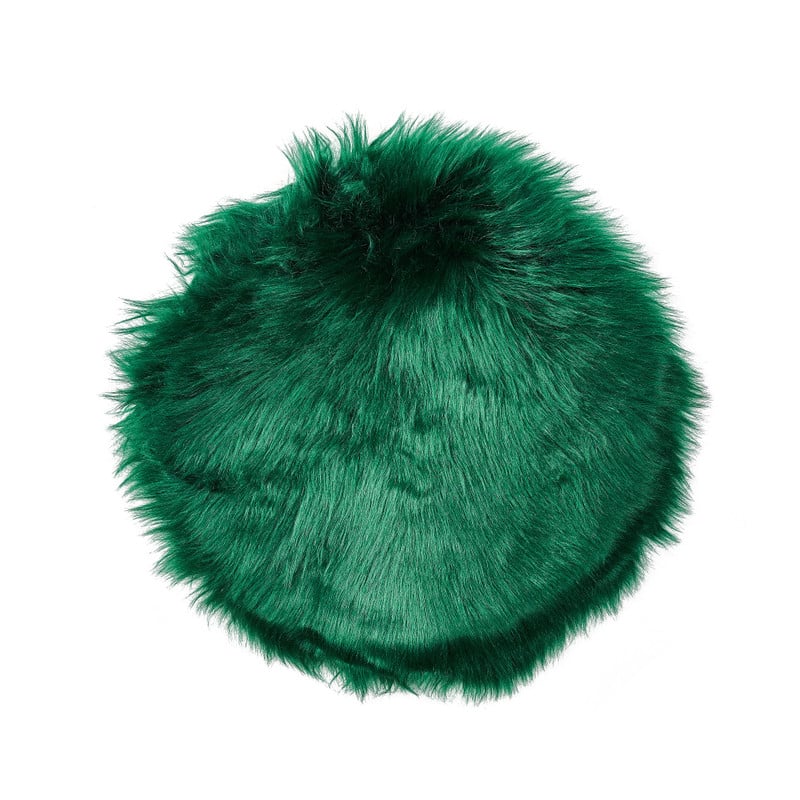 Bontkleedje rond - donkergroen - Ø32 cm