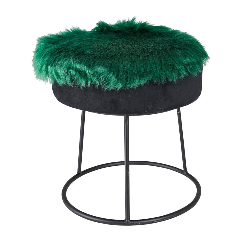 Bontkleedje rond - donkergroen - Ø32 cm