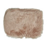 Imitatie bontkleedje roze - 32x45 cm