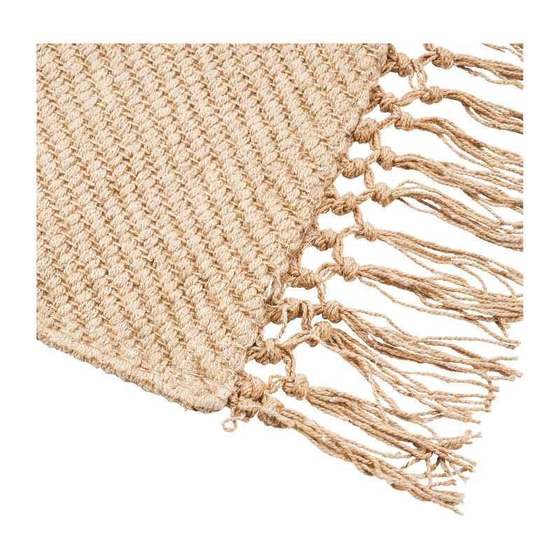 Vloerkleed - naturel - 90x60 cm