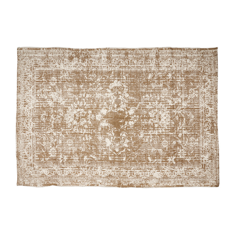 Vloerkleed washed - naturel - 180x120 cm