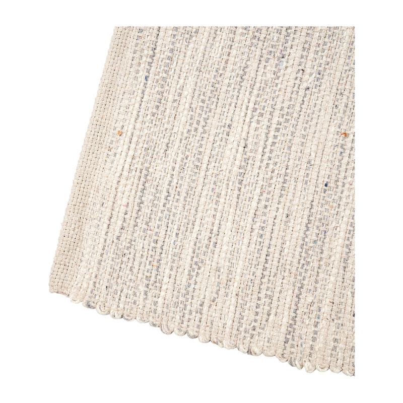 Vloerkleed - naturel/grijs - 70x140 cm