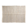 Tapijt gestreept - naturel/blauw - 200x125 cm 