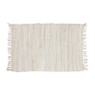 Vloerkleed - naturel/wit - 60x90 cm 