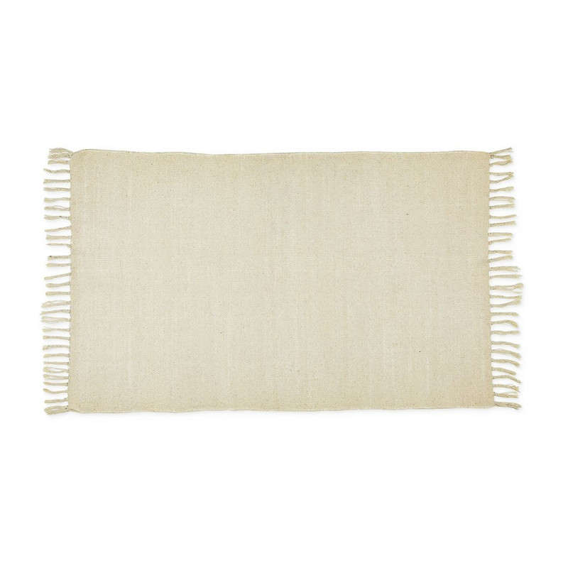 Vloerkleed uni ecru - 120x180 cm